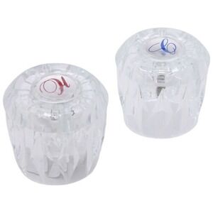Danco Clear Acrylic Replacement Sink Handles for Valley Faucets 2 Pack 88304